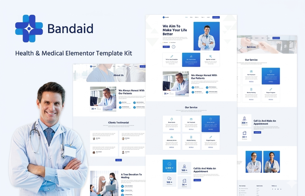 Bandaid Medical UI Portfolio